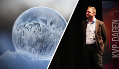 fredrik strengbohm and a frozen bubble