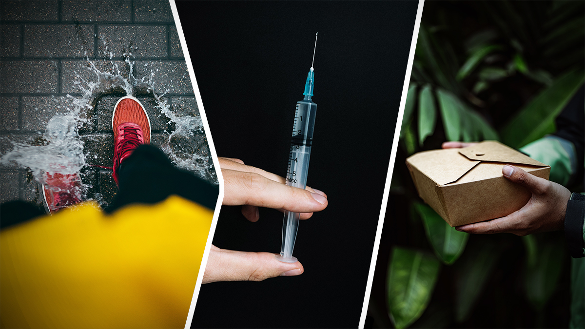 montage of pfas-free product categories
